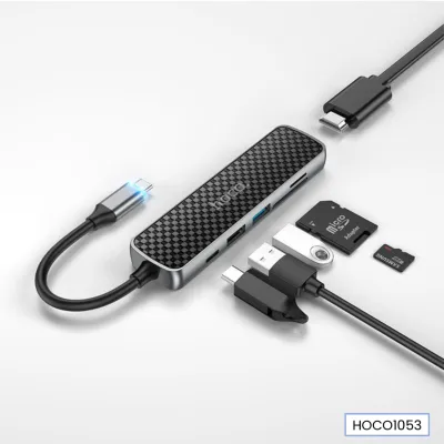 HB24 Easy display Type-C multifunction adapter